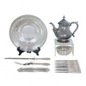 (LOT OF 15) SHREVE STERLING HO