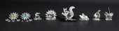 LOT OF 15 SWAROVSKI CRYSTAL AN