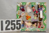 Lot of 16 4 1/2" minature plas