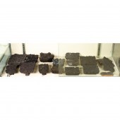 (LOT OF 16) CARVED TEXTILE PRI