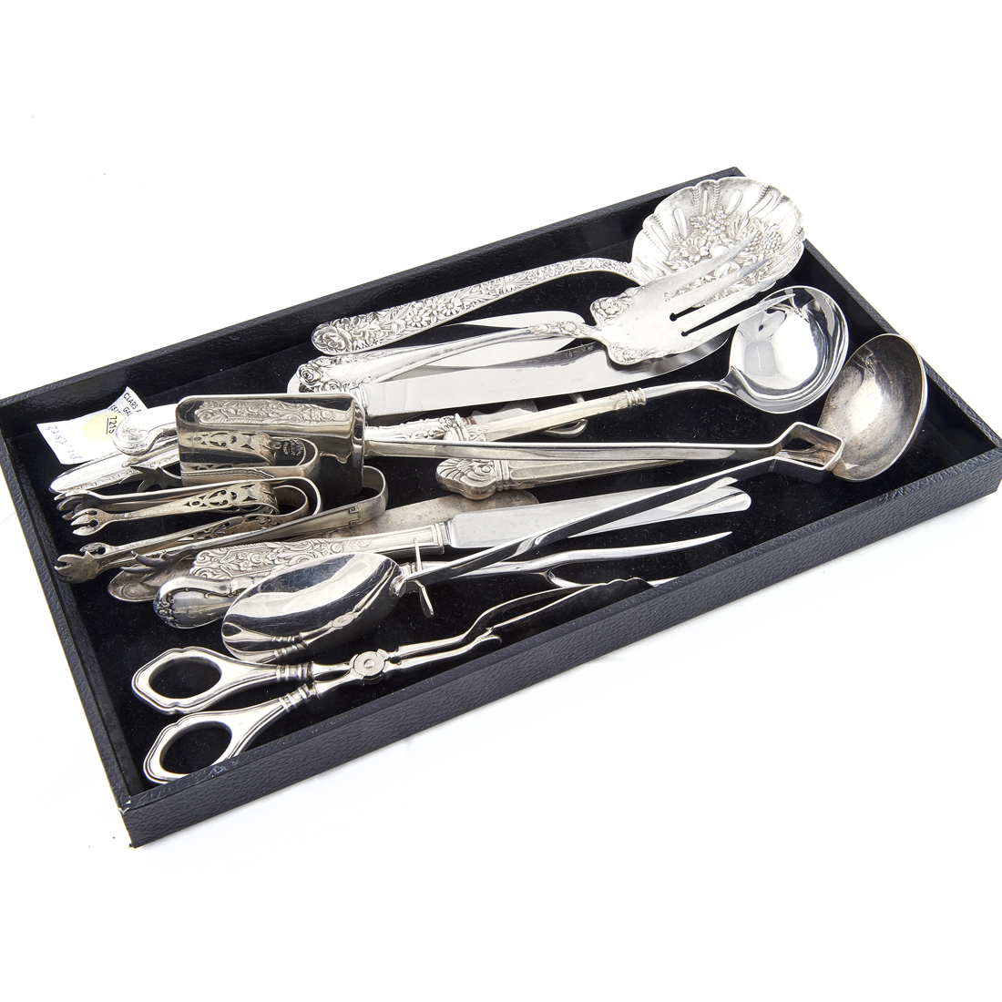 (LOT OF 16) MOSTLY STERLING SERVING