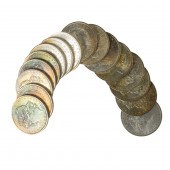 (LOT OF 16) ROLL 1884-O MORGAN