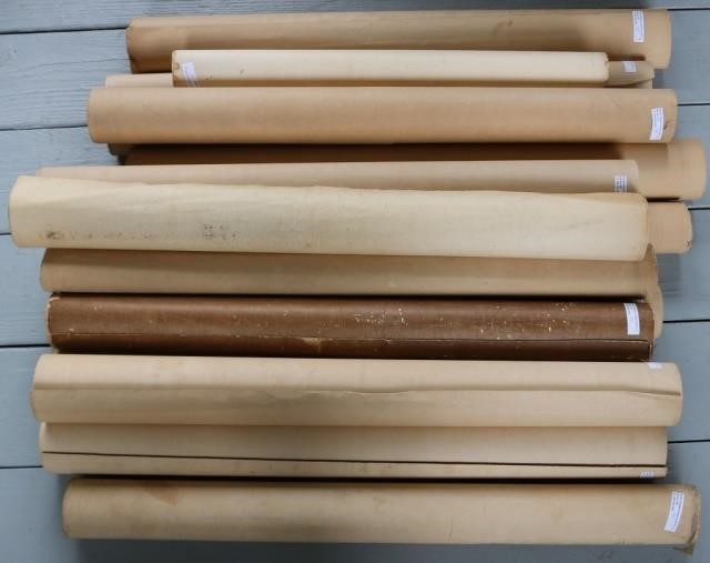 LOT OF 16 ROLL UP CHARTS RELATED TO
