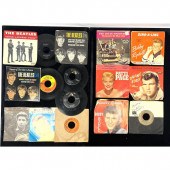 Lot of 16 Vintage 45 Records.