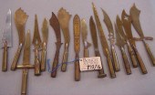 Lot of 16 vintage brass bullet