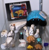 (LOT OF 16) ZUNI FETISHES: MOS