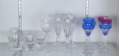 (LOT OF 17) GROUP OF GLASS STE