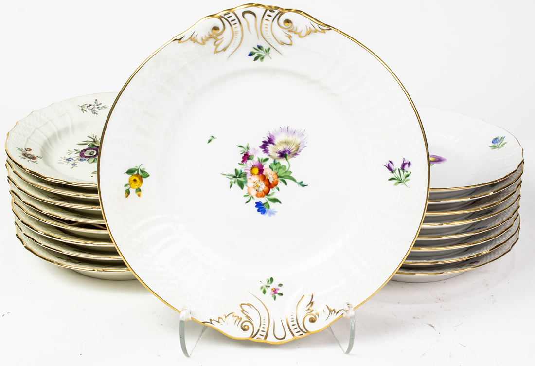 (LOT OF 17) ROYAL COPENHAGEN