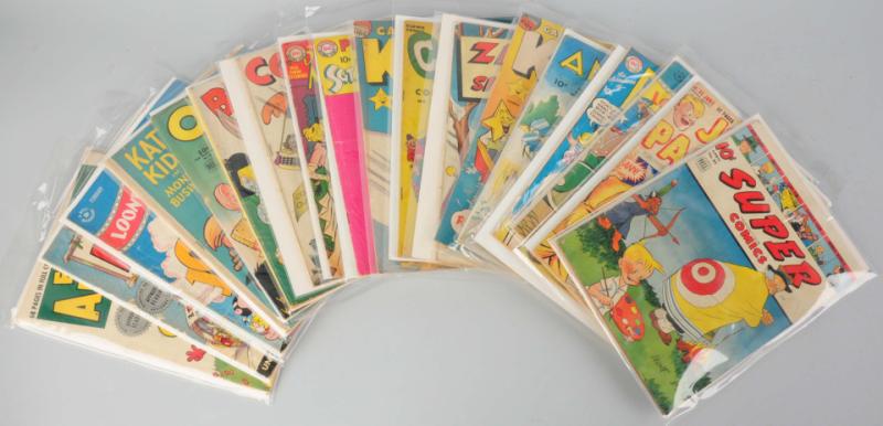 Lot of 18: 1940s-50s Funny Comic