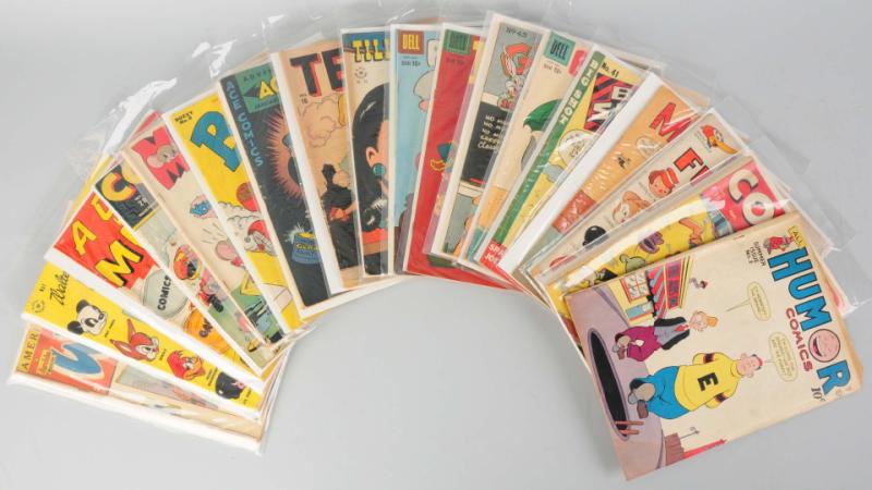 Lot of 18: 1940s-50s Funny Comic