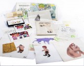 LOT OF 18 CARTOON EPHEMERA: IN