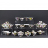 (LOT OF 18) CHINESE FAMILLE RO