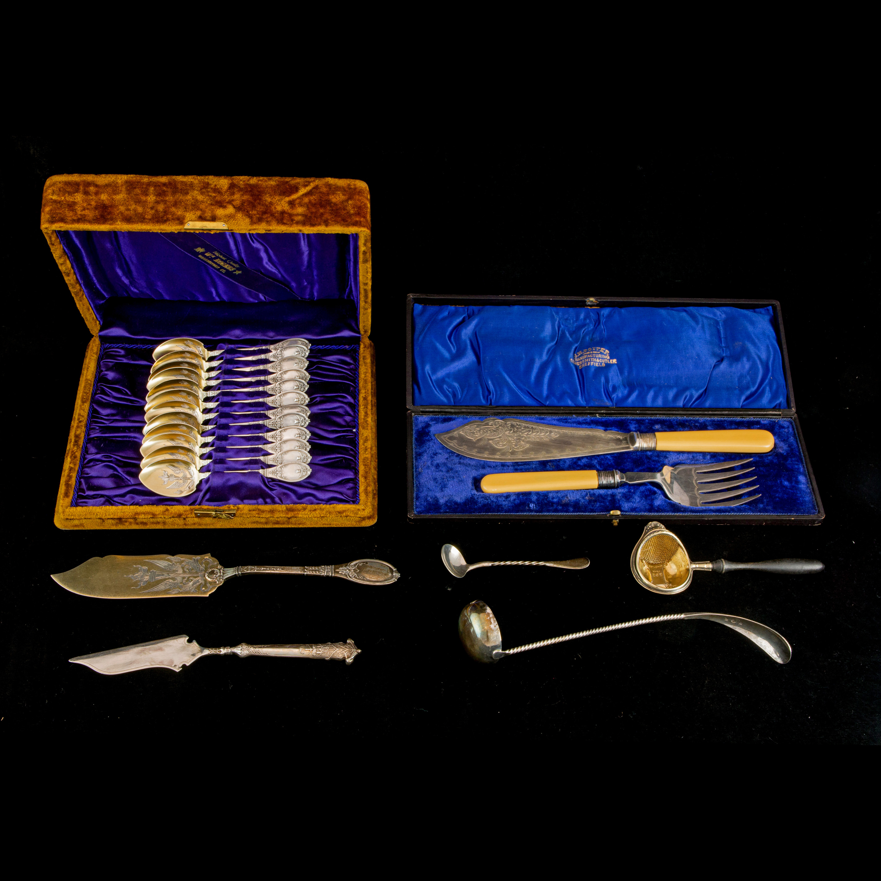 (LOT OF 18) EUROPEAN SILVER AND