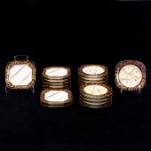 (LOT OF 18) GERMAN PORCELAIN O