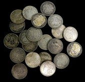 LOT OF 18 MORGAN & PEACE SILVE