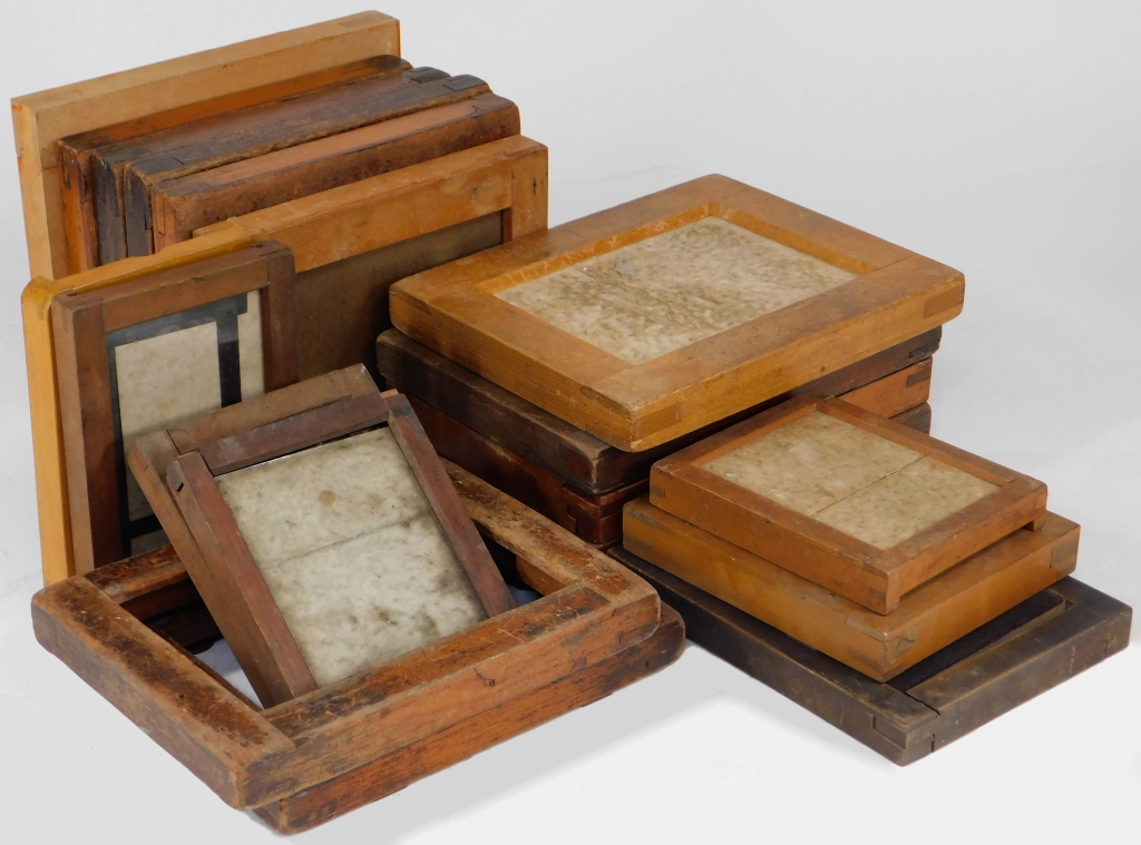 LOT OF 19 CONTACT PRINTING FRAMES