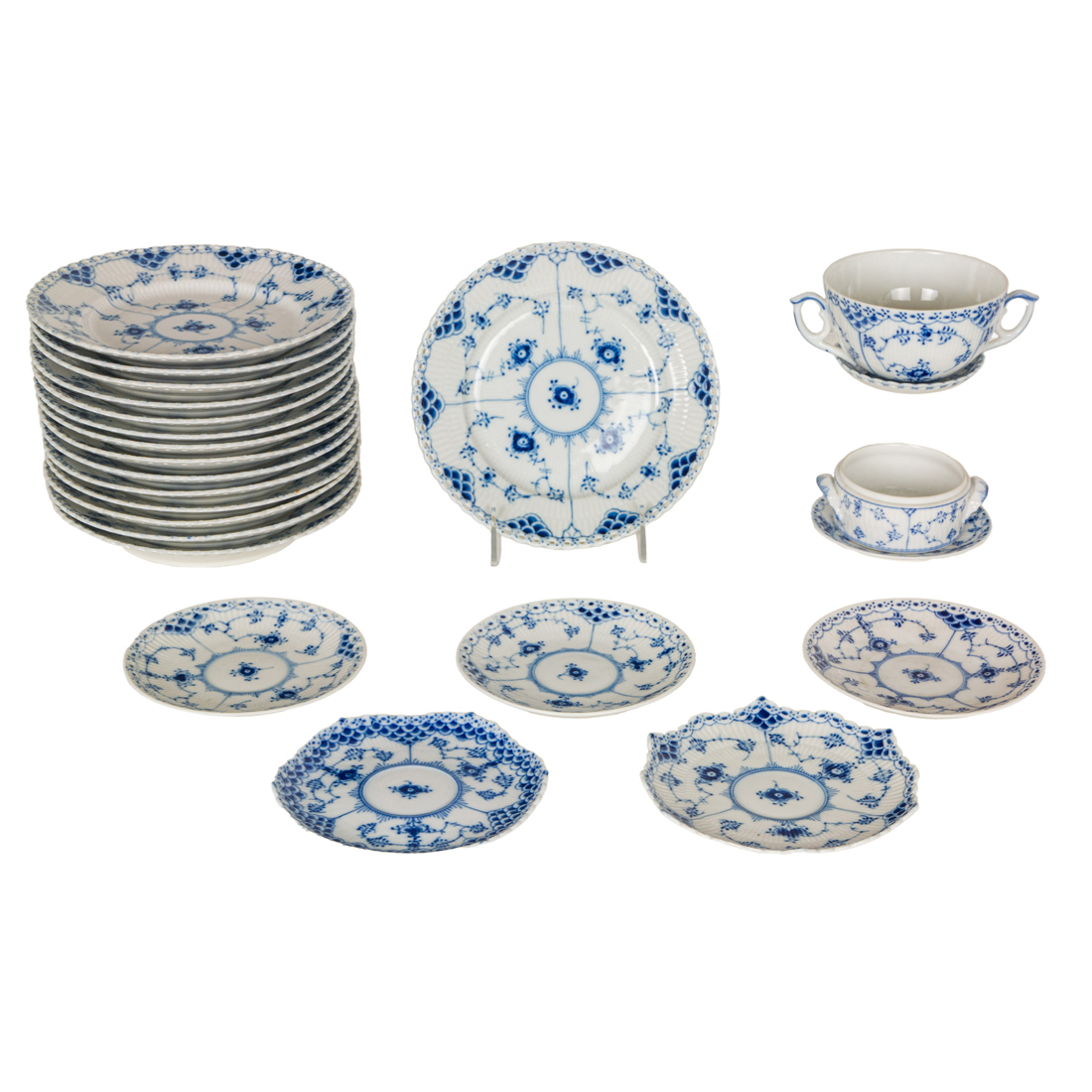 (LOT OF 19) ROYAL COPENHAGEN