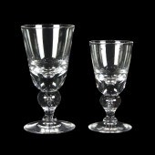 (LOT OF 19) STEUBEN GLASS STEM