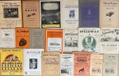 LOT OF 1930’S RACE PROGRAMS, V