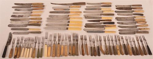 LOT OF 19TH C. BONE & WOOD