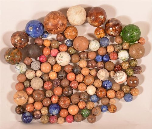 LOT OF 19TH C. GLAZED AND