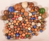 LOT OF 19TH C. GLAZED AND UNGL