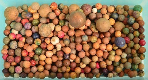 LOT OF 19TH CENTURY UNGLAZED