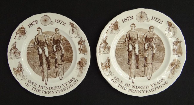 Lot of (2) ''1872-1972'' penny