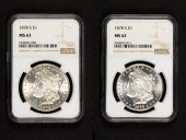 (LOT OF 2) 1878S MORGAN DOLLAR