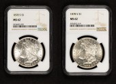 (LOT OF 2) 1878S MORGAN DOLLAR