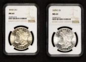 (LOT OF 2) 1878S MORGAN DOLLAR