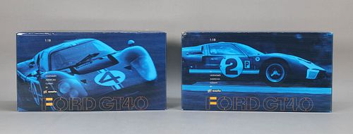 LOT OF 2 1967 FORD GT40 YELLOW