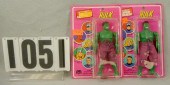 Lot of 2, 1979 Mego The Hulk A