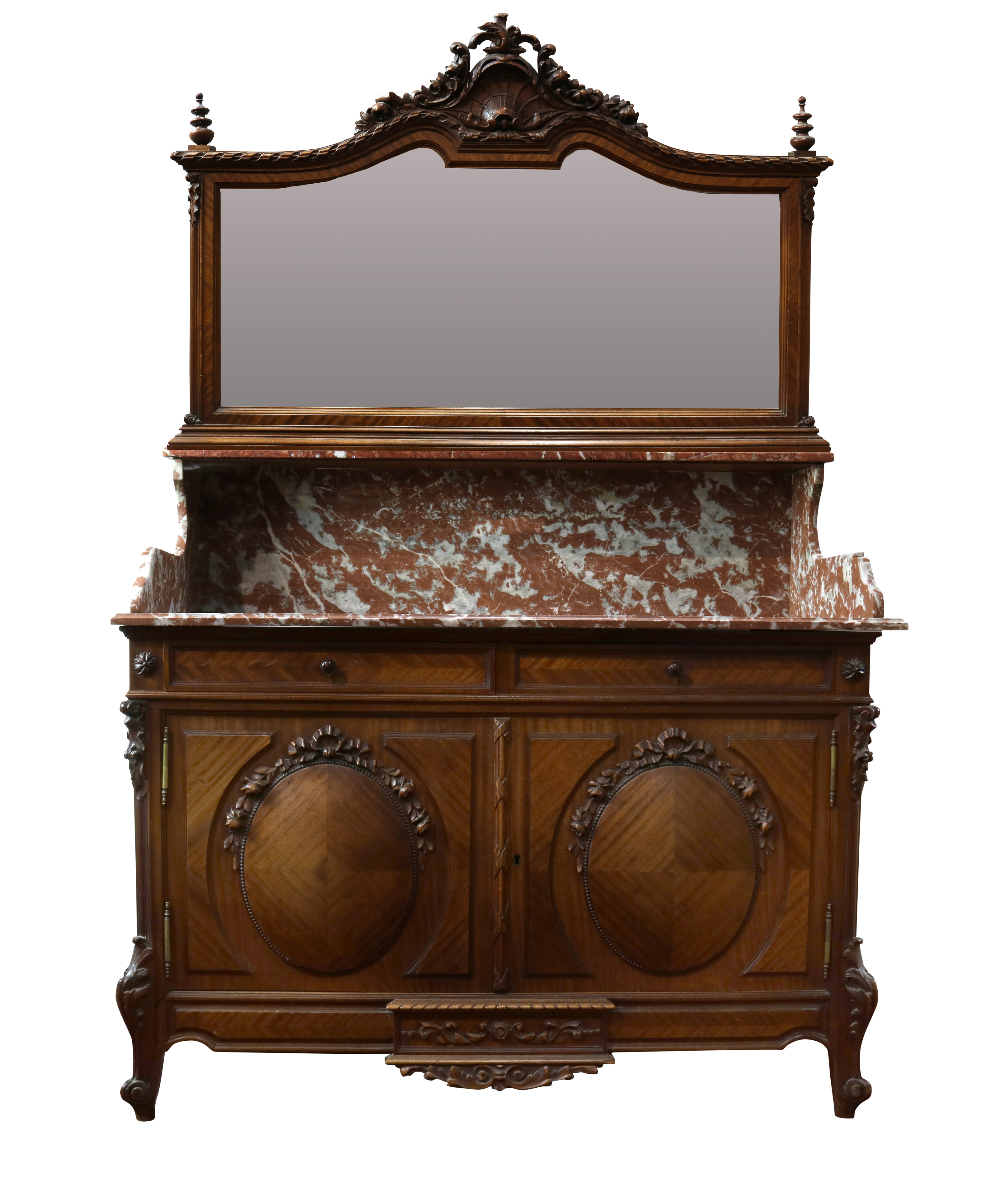 (LOT OF 2) A LOUIS XVI STYLE