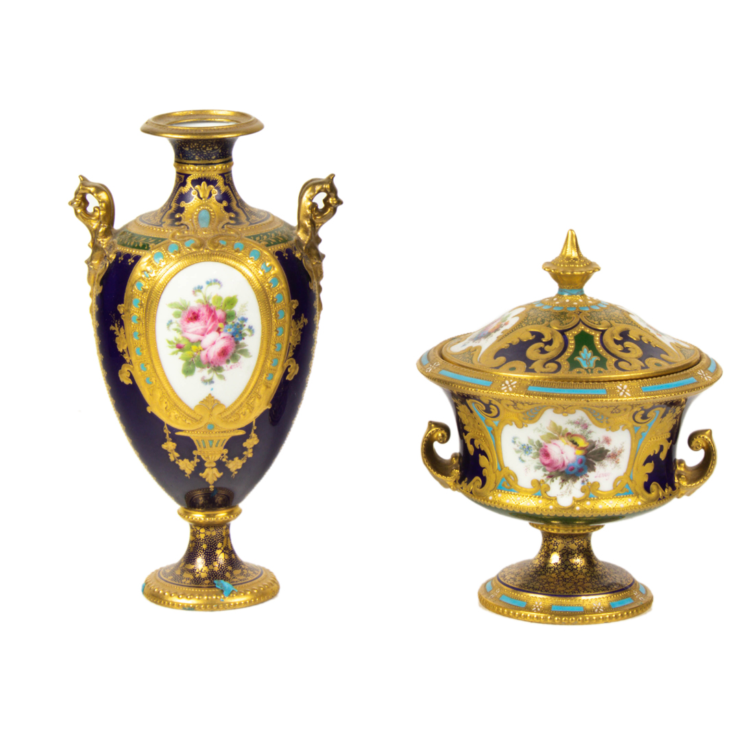 (LOT OF 2) A ROYAL CROWN DERBY