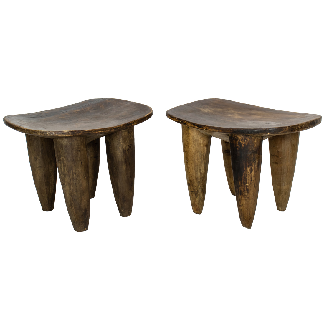 (LOT OF 2) AFRICAN SENUFO WOOD