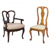 (LOT OF 2) AN ITALIAN ROCOCO S