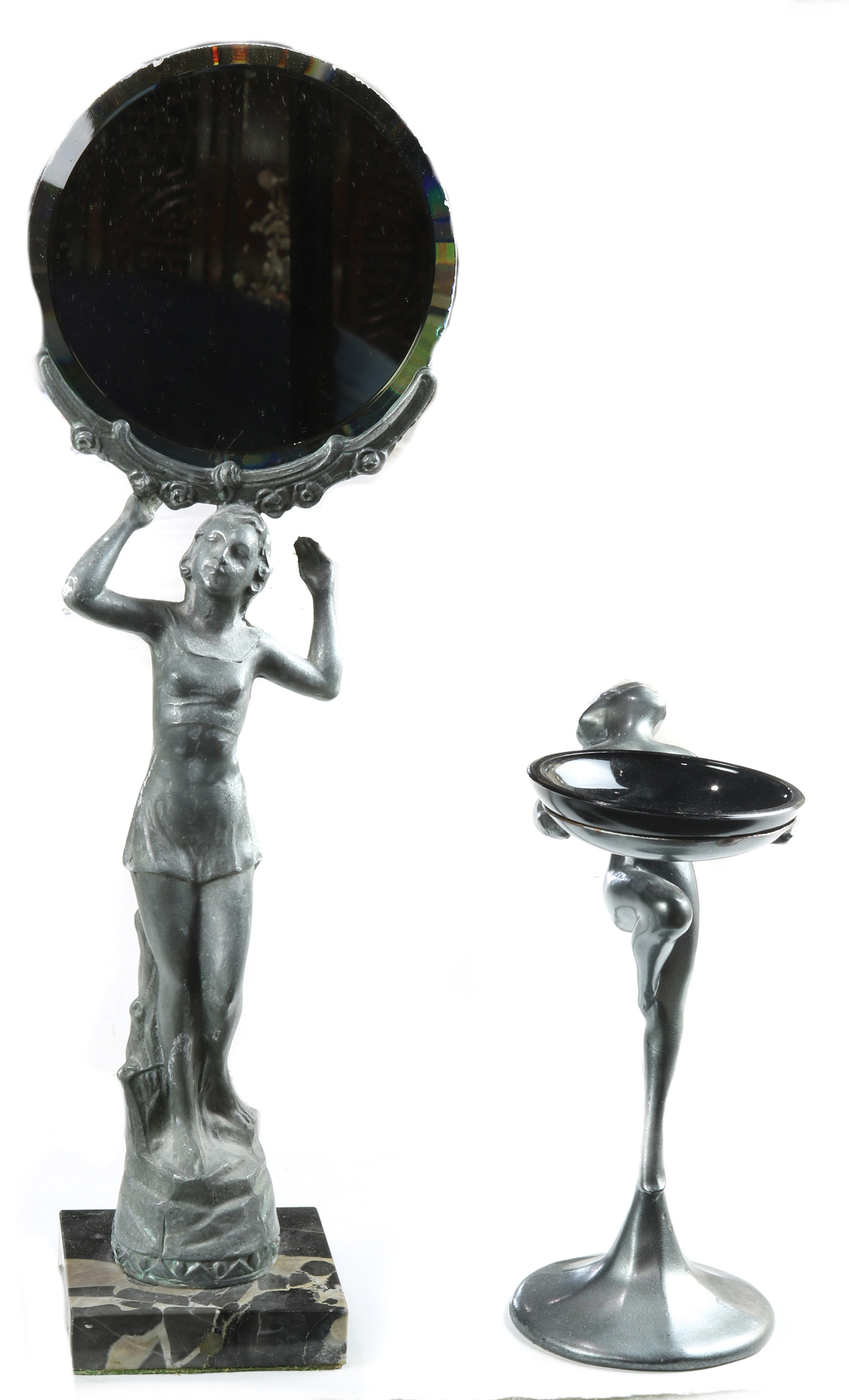 (LOT OF 2) ART DECO STYLE NUDE