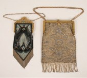 Lot of 2 Art Deco bags includi