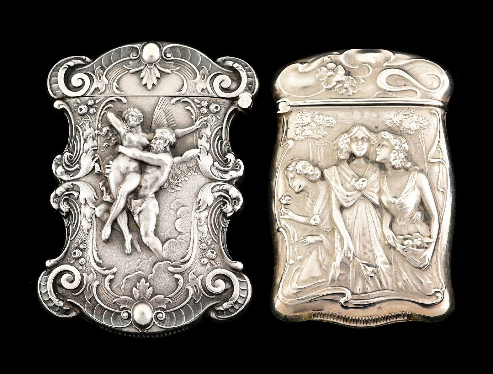 LOT OF 2: ART NOUVEAU STERLING