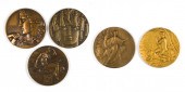 (LOT OF 2) ART NOUVEAU MEDALS