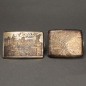 (LOT OF 2) ASIAN EXPORT SILVER