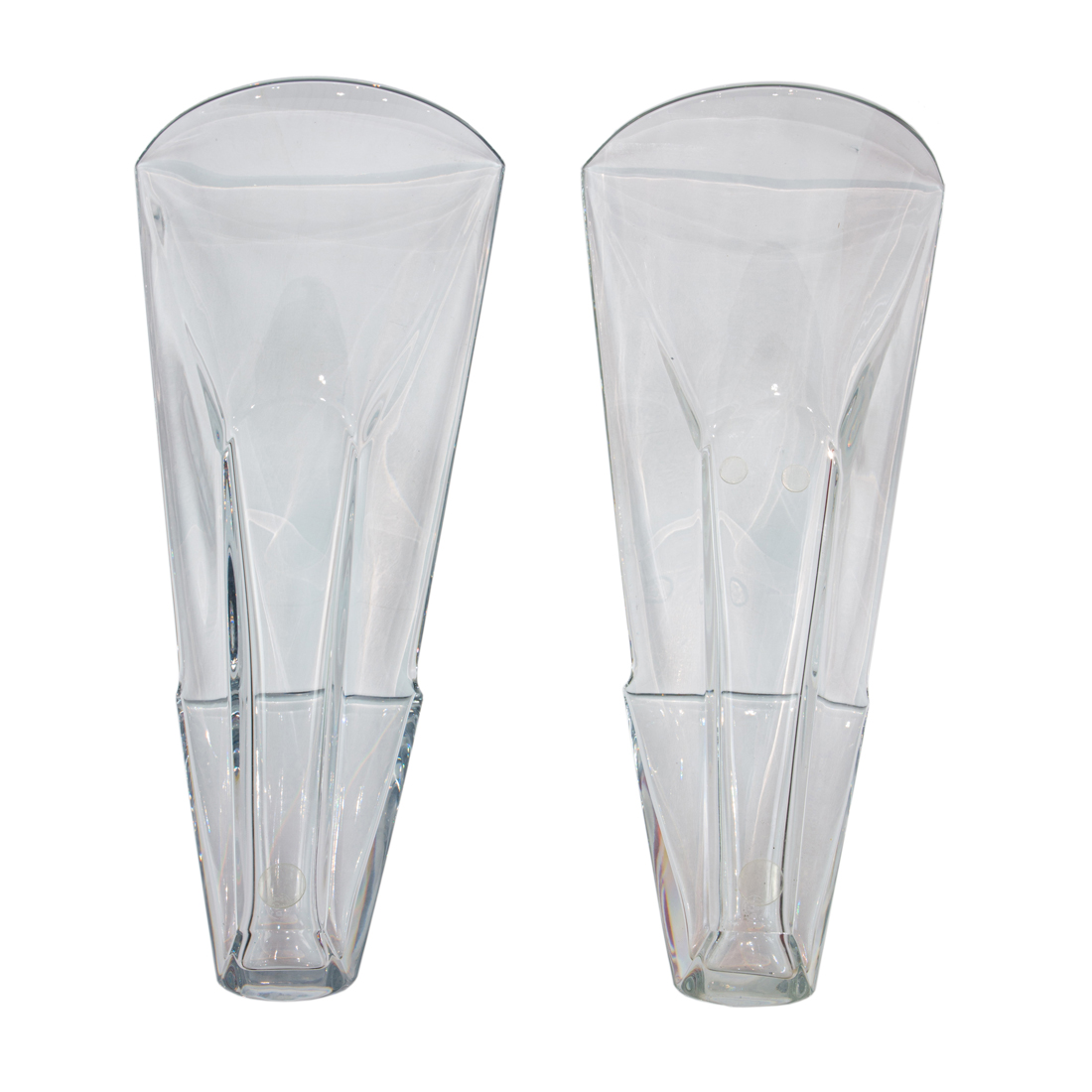(LOT OF 2) BACCARAT GLASS DIVA