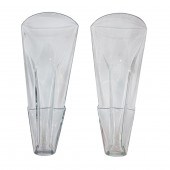 (LOT OF 2) BACCARAT GLASS DIVA