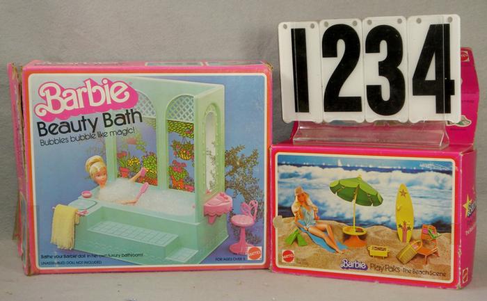 Lot of 2 Barbie related toys to