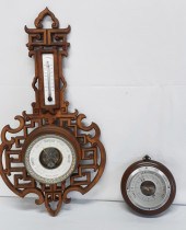 LOT OF 2 BAROMETERS MISC. LOT