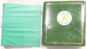 (LOT OF 2 BINDERS)  BASEBALL E