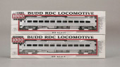 LOT OF 2 BUDD RDC LOCOMOTIVES