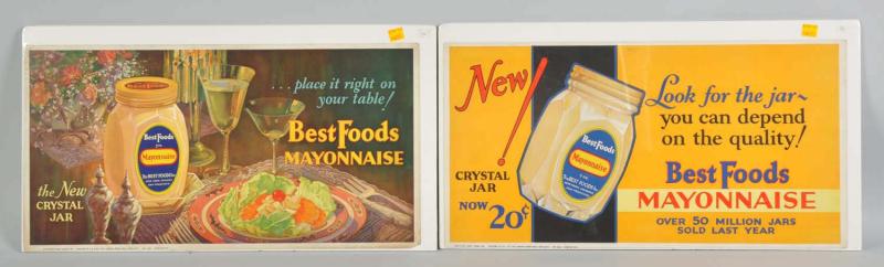 Lot of 2: Cardboard Best Foods