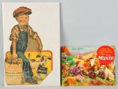Lot of 2: Cardboard Moxie Sign
